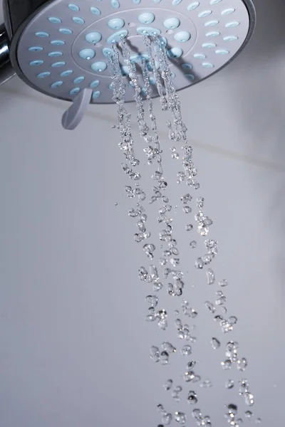 Shower Head Flowing Water — Stock Photo, Image