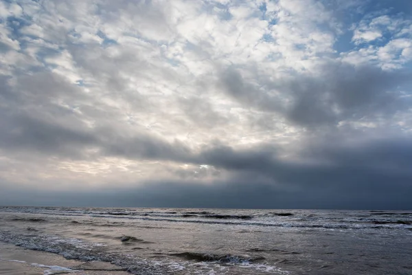 Tarde Fría Junto Mar Báltico —  Fotos de Stock