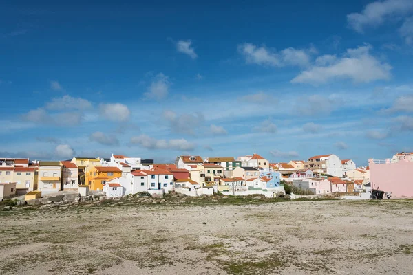 Здания Города Пениш Побережье Атлантического Океана Португалия — стоковое фото