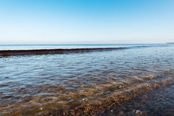 Eau Calme Dans Golfe Riga Mer Baltique — Photo