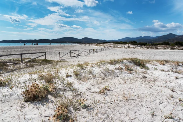 Playa Cinta Junto Ciudad San Todoro Cerdeña Italia — Foto de Stock