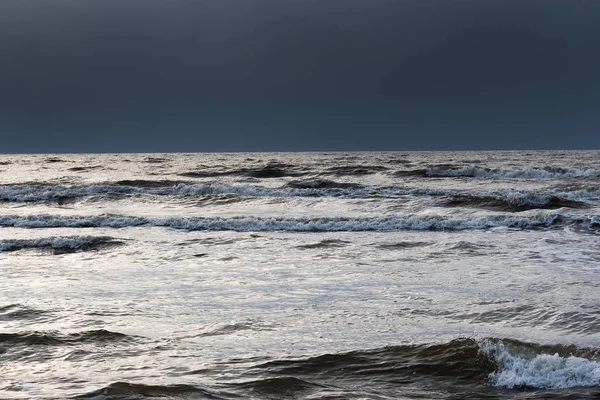 Tarde Fría Junto Mar Báltico — Foto de Stock