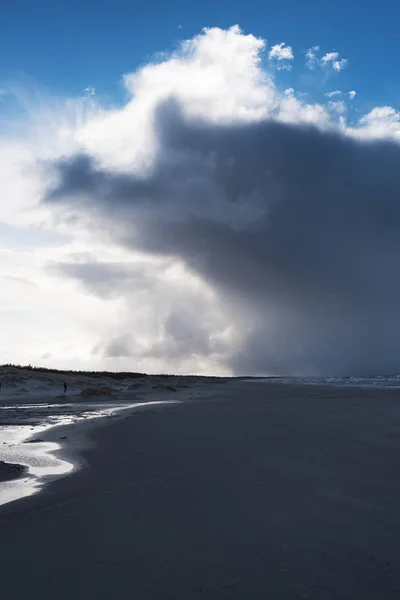 Baltische Zee Winderige Dag Baai Naast Liepaja Letland — Stockfoto