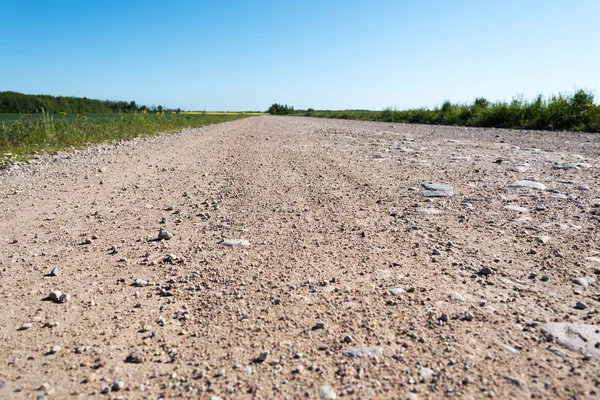 Gravel Road Countryside — Stock Photo, Image