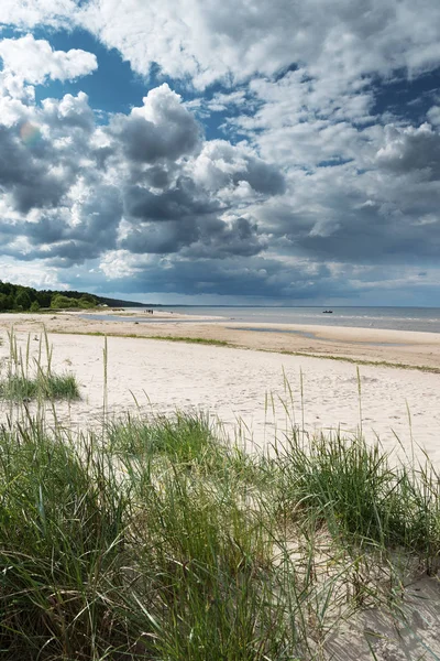 Zandstrand Aan Golf Van Riga Oostzee — Stockfoto