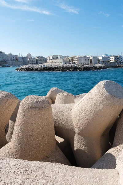 Mole Giovinazzo City Apulia Itália — Fotografia de Stock