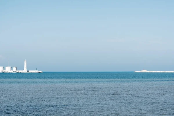 Mar Mediterráneo Azul Escena Tranquila —  Fotos de Stock