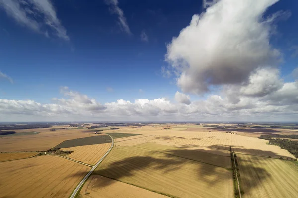 Nyanser Moln Land Lettland — Stockfoto