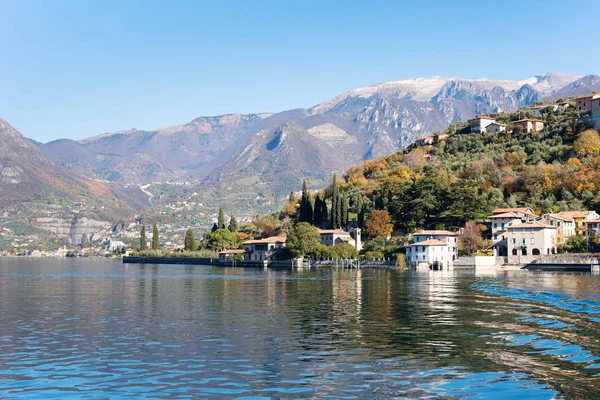 Lago Iseo Início Manhã Lombardia Itália — Fotografia de Stock