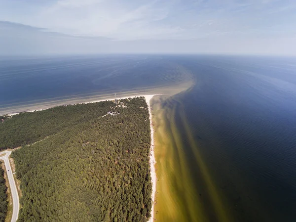 Cape Kolka Lettonie Vue Aérienne — Photo