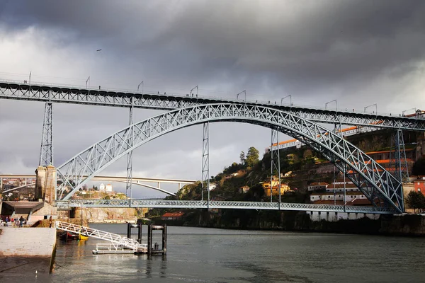 Most Dom Lus Porto Portugalia — Zdjęcie stockowe