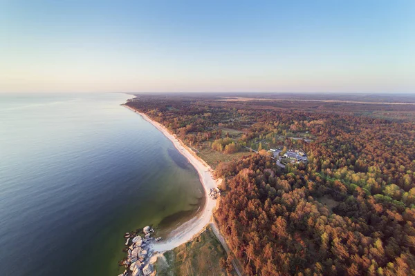 Kust Van Baltische Zee Oude Vestingwerken Van Liepaja Letland — Stockfoto