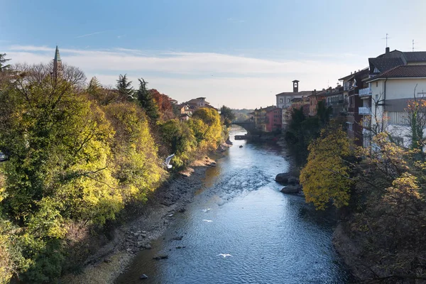 Vacker Utsikt Över Brembo Flod Bergamo Italien — Stockfoto