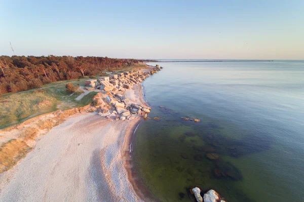 Ostseeküste Und Alte Befestigungsanlagen Bei Liepaja Lettland — Stockfoto