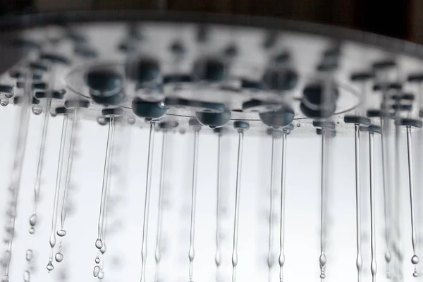 Close Shower Head Falling Water — Stock Photo, Image