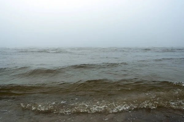 波罗的海雾蒙蒙的风景 — 图库照片