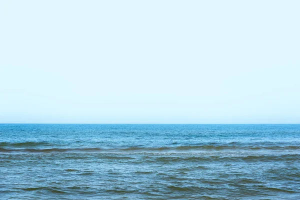 Vista Panoramica Della Superficie Del Mare Baltico Estate — Foto Stock