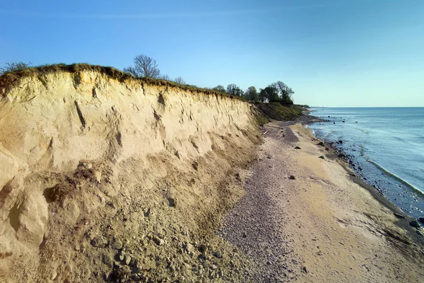 波罗的海陡峭的海岸 拉脱维亚西部 — 图库照片