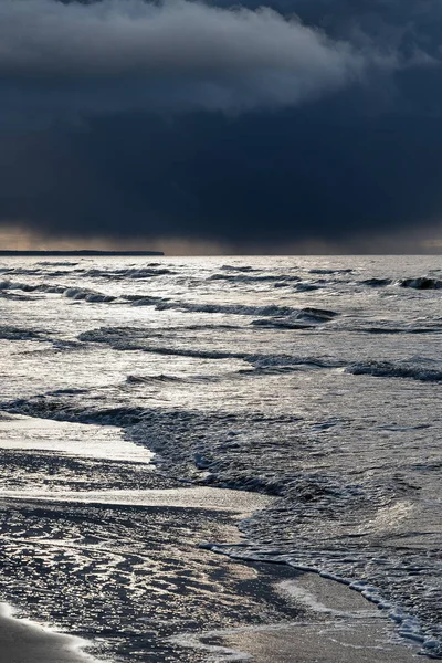 Живописный Вид Бурное Балтийское Море — стоковое фото