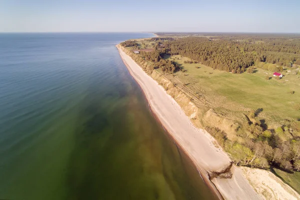 Steile Kust Van Baltische Zee West Letland — Stockfoto