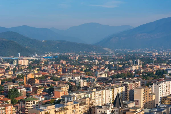 Paysage Urbain Avec Toits Ville Brescia Italie — Photo