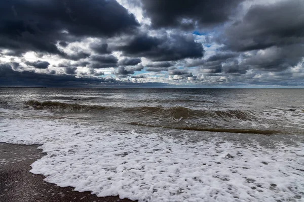 Nubes Tormentosas Sobre Mar Báltico — Foto de Stock