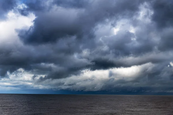 Nuages Orageux Sur Mer Baltique — Photo