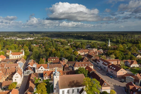 Kuldiga City Aerial View Latvia — Stock Photo, Image