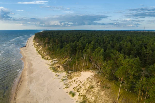 Costa Del Mar Baltico Vicino Bernati Lettonia — Foto Stock