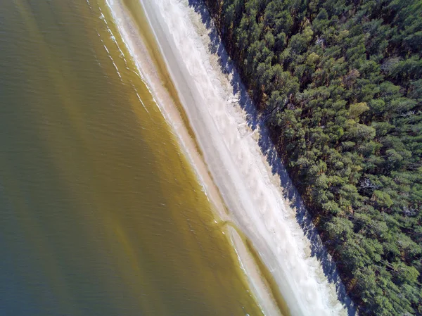 Песчаное Побережье Риги Балтийское Море — стоковое фото