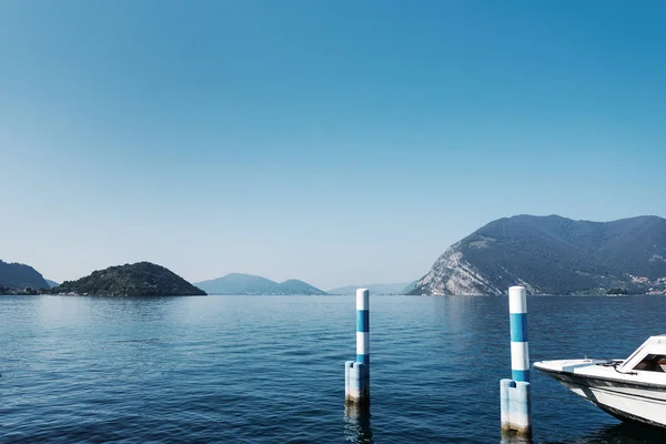 Lago Iseo Arredores Belo Dia Outono Lombardia Itália — Fotografia de Stock