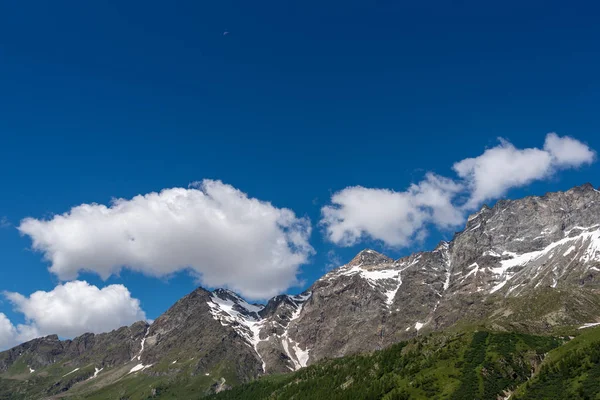 Berggipfel Und Himmel Den Alpen Italien — Stockfoto