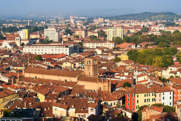 Gród Dachami Miasta Brescia Włochy — Zdjęcie stockowe