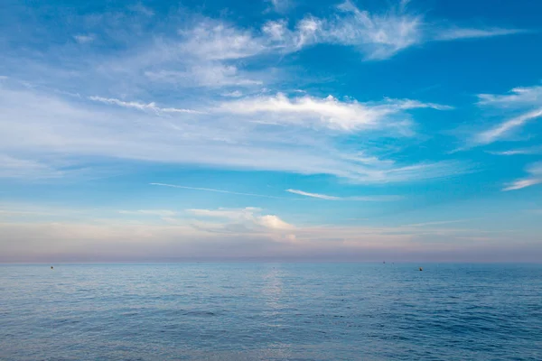 Middellandse Zee Ochtend Naast Calella Spanje — Stockfoto