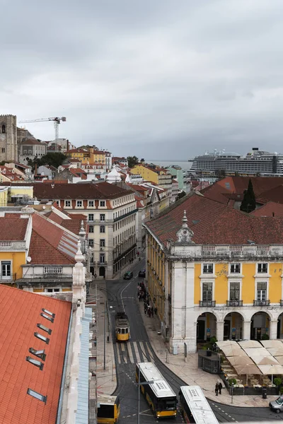 Rainy Day Lisbon Portugal — Stock Photo, Image