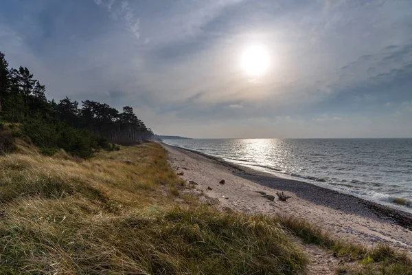 Costa Del Mar Baltico Autunno Giorno — Foto Stock