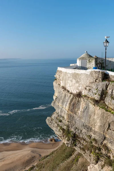 Atlantic Ocean Coast Morning Nazare Portugal — Stock Photo, Image