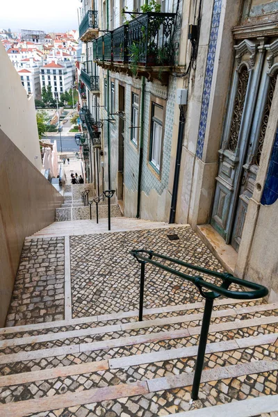 Stairs Lisbon Portugal — Stock Photo, Image