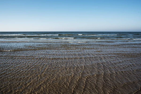 Mare Baltico Freddo Nella Giornata Ventosa — Foto Stock