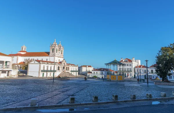 Вранці Сайті Верхня Частина Назаре Португалія — стокове фото