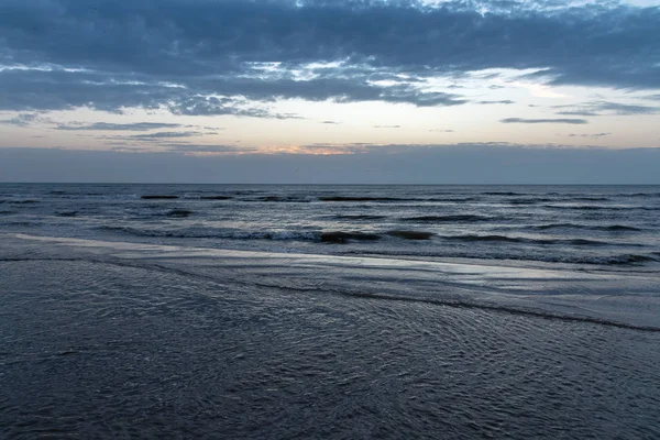 Serata Blu Sul Mar Baltico — Foto Stock