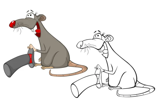 Zestaw ofcute szczurów — Wektor stockowy