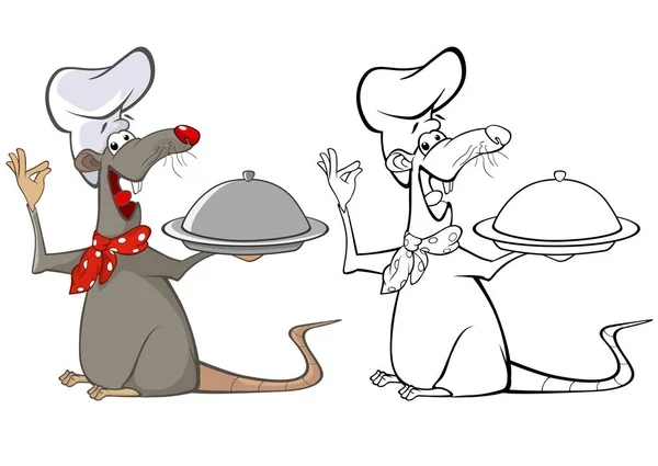 Ensemble de rats mignons — Image vectorielle