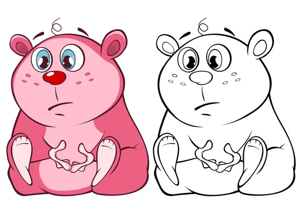 Marsouins Mignons Illustration Vectorielle Simple Personnages Pour Livres Colorier — Image vectorielle