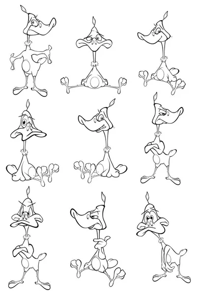  Sizin için Sevimli Çizgi Film Karakteri Kuşu Tasarım ve Bilgisayar Oyunu. Renklendirme Kitabı Özeti 