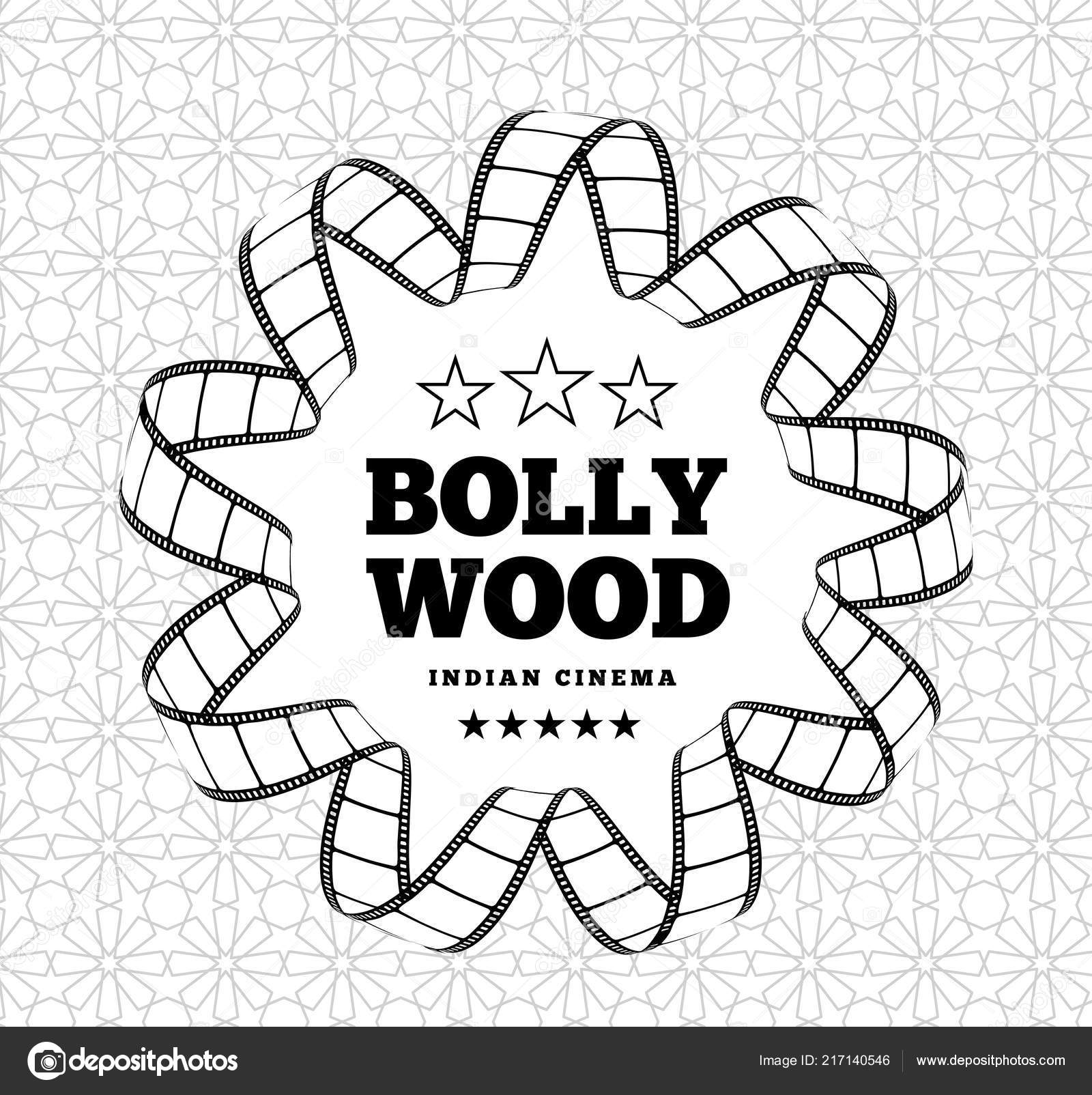 Bollywood Traditional Indian Movie Vector Illustration Film Strip Light  Background Stock Vector Image by ©mpavlov #217140546
