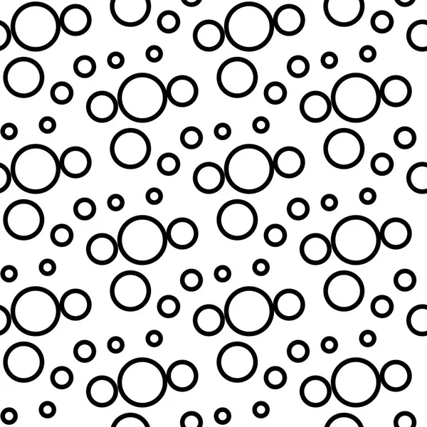 Vector geometriska mönster i svart och vit stil på en vit bakgrund. — Stock vektor