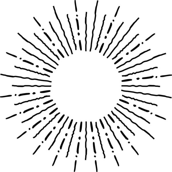 Стиль хіпстера старовинна зірка лопне з променевим вектором — стоковий вектор