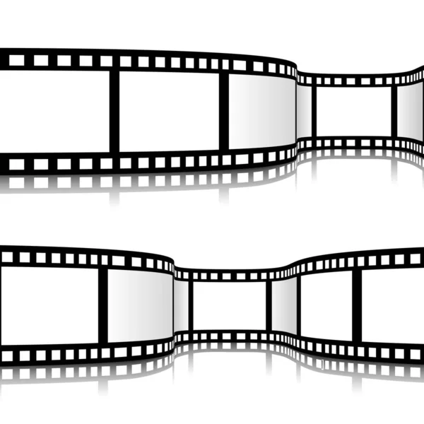Film Strip Illustration White Background — Stock Photo, Image