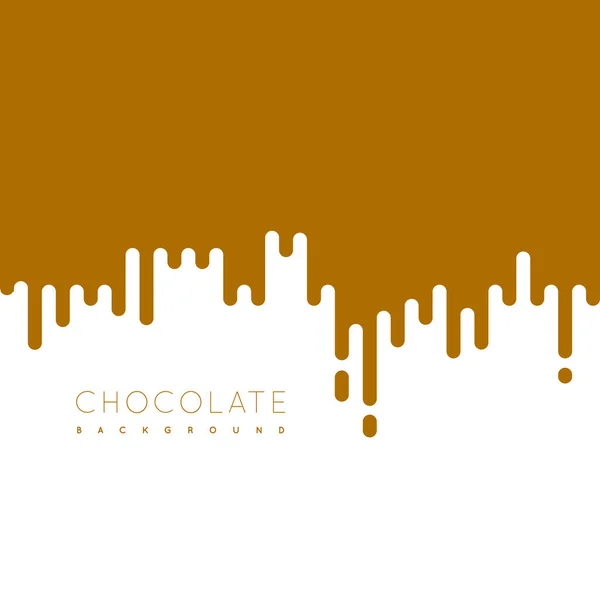 Chocolat Irrégulier Lignes Arrondies Fond Illustraion — Photo